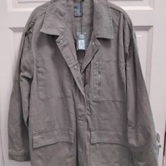 kahki grunge style jacket 18 to 20 new