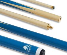 Powerglide Original 2 Piece Split Blue Snooker Cue With 10mm Tip - Free P&P