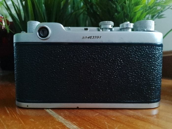FED-2 VIDEO Blue Body, Refurbished Leica copy, USSR Soviet Russian 35 mm film camera, 463391