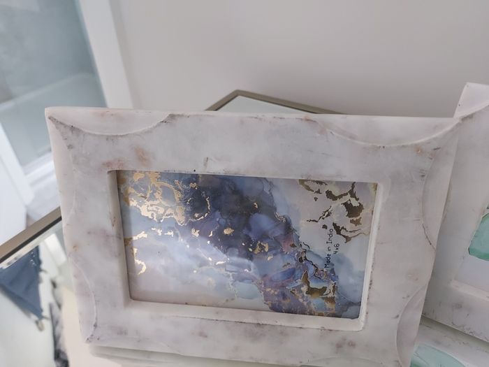 Marble photo frames