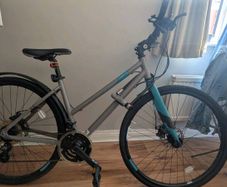 Viking Urban-S Ladies Hybrid Bike, Kryptonite Lock
