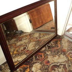 Large Mahogany  Wall Mirror