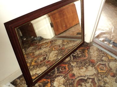 Large Mahogany  Wall Mirror