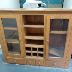 Solid Oak Dresser (Top Half)
