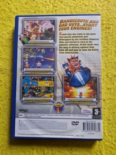 Crash Nitro Kart Bandicoot  PlayStation2 Ps2 Games Original