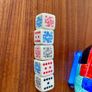Rare Carlsberg Beer Early 20th Century Travel Poker Dice In Original Vintage Sliding Box Made in Denmark Image 7