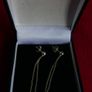 Vintage Sterling Silver 925 -  2 Strand Balls Drop Earrings 2,63g Image 2
