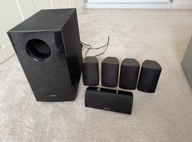 Onkyo 5.1 surround speakers sub hi-fi home cinema