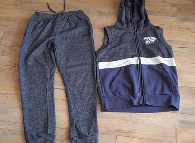 McKenzie grey gilet and tracksuit bottoms age 12 - 13