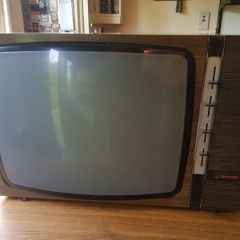 Vintage Ferguson Black and White TV