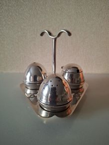 EPNS  Silver Cruet Set on Tray