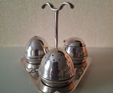 EPNS  Silver Cruet Set on Tray