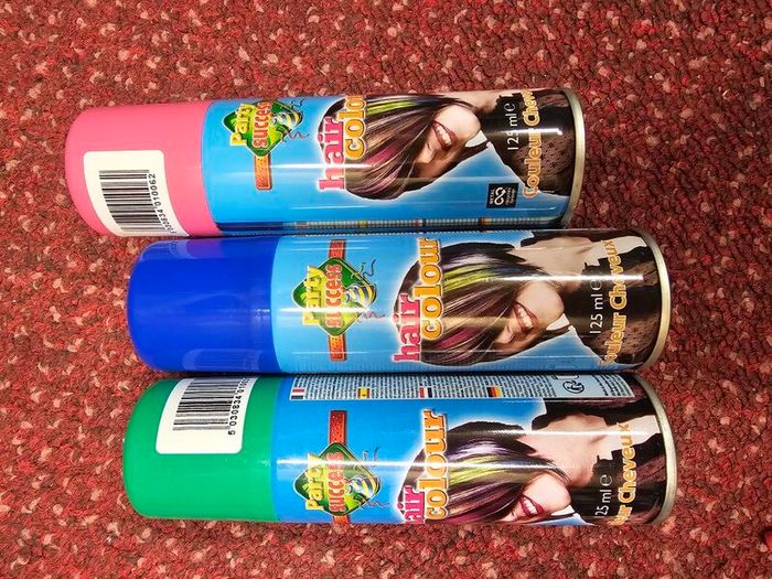 hair colour spray