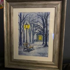 Watercolour scene