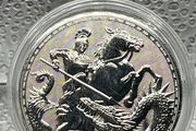 1oz Fine 999 Silver Bullion St George and Dragon 2024.