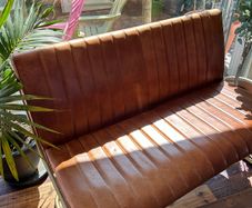 Leather seat