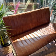 Leather seat