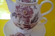Laura Ashley Bone China (Teapot Cup &amp; Saucer)
