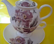 Laura Ashley Bone China (Teapot Cup & Saucer)