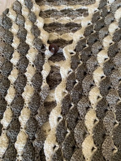 Vintage crochet shawl