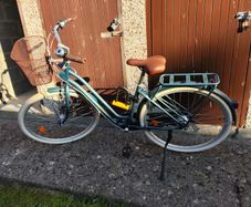 Decathlon Elops 540 Low Frame City Bike Petrol Blue