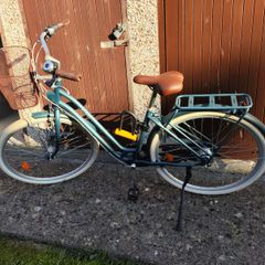 Decathlon Elops 540 Low Frame City Bike Petrol Blue
