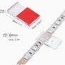 Transparent Strip Light Clips with Screws - Self-adhesive Mounting Bracket for LED, Image 10