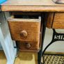 Vintage wooden singer sewing table Image 4
