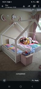 Kids floor bed