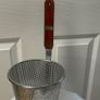 colander food strainer with wooden hook handle Image 2