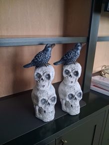 Halloween decor - 2no. Skeleton Door way Decor