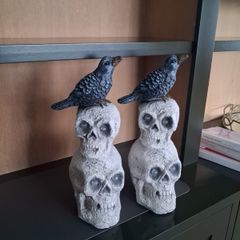 Halloween decor - 2no. Skeleton Door way Decor