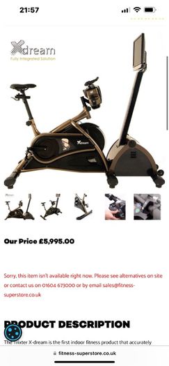 Trixter Xdream Interactive Bike