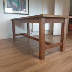 20th Century Solid Oak Rectory Table