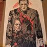 Frankenstein Tyler Stout Universal Monsters Screen Print + plus free Mystery Print Image 2