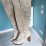 Ugg-style high heel boots, size 5 worn twice Image 2