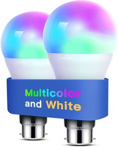 Alexa Light Bulbs WiFi Smart Bulbs B22 Bayonet [2 Pack] Dimmable Warm Light and Multicolor by Meross, Compatible with Echo Alexa Google Home, A19 810Lumens 60W, RGB Bulb 9W