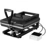 Hybrid Heat Press, 380 x 380 mm, 8-in-1 Multifunction, Heat Up Fast and Even, All-New Patented Design, Easy to Control, Sublimation Press Machine for T-shirts/Mugs/Tumblers/Caps/Plates, Black Image 4