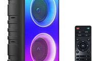 Bluetooth Speakers, 60W(80W Peak) Portable Loud Wireless Stereo Speaker with Rich Bass, Bluetooth 5.0, FM Radio, Colorful Lights, TWS Pairing, 10000mAh Battery, Outdoor Speaker for Home Party Gifts