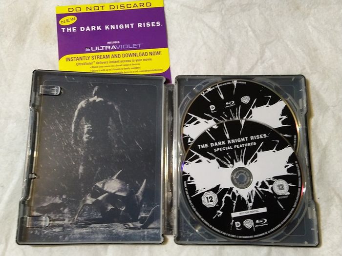 The Dark Knight Rises Steelbook 2 disc Blu-ray