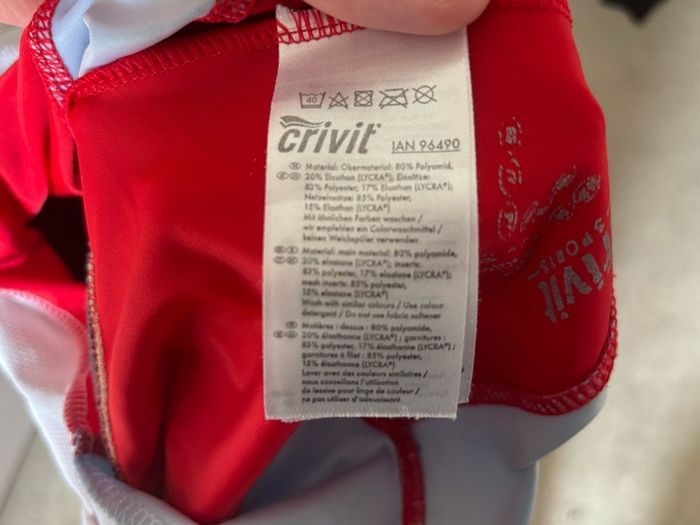 Crivit Cycling Suit