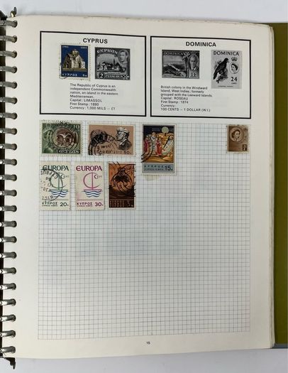Collection: Used world collection In New World Stamp Album