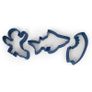 Novelty Shaped Cookie Cutters - Set of 3 | Plastic Image 3