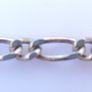 Heavy Sterling Silver Figaro style Link Chain, in sterling, stamped 925,  Figaro style chain length 18" / 7,17g Image 7