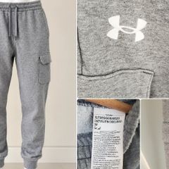 Under Armour Rival Fleece Cargo Joggers Grey XL Mens