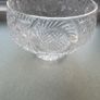 Tyrone Crystal Large bowl with intricate fan & diamond pattern Image 2