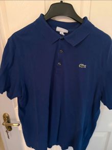 Lacoste mens XXL royal blue polo