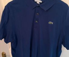 Lacoste mens XXL royal blue polo