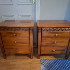 Large Bedside Lockers set of 2
