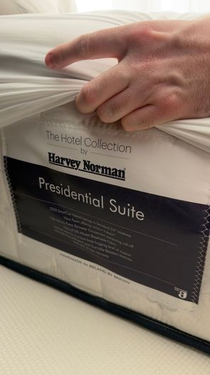 Harvey Norman Super King Storage Bed + Presidential Suite Mattress
